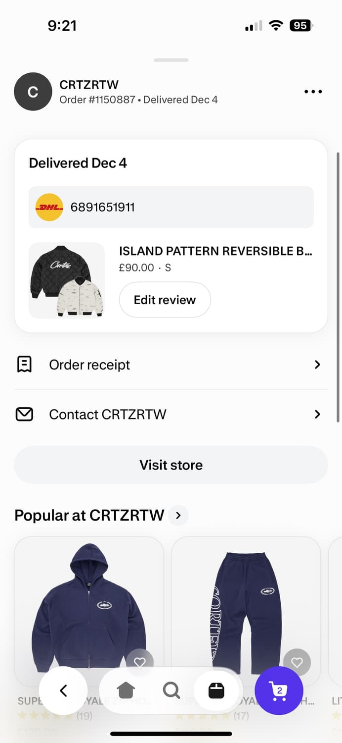 코르테이즈 리버시블 봄버 s 상품이미지2