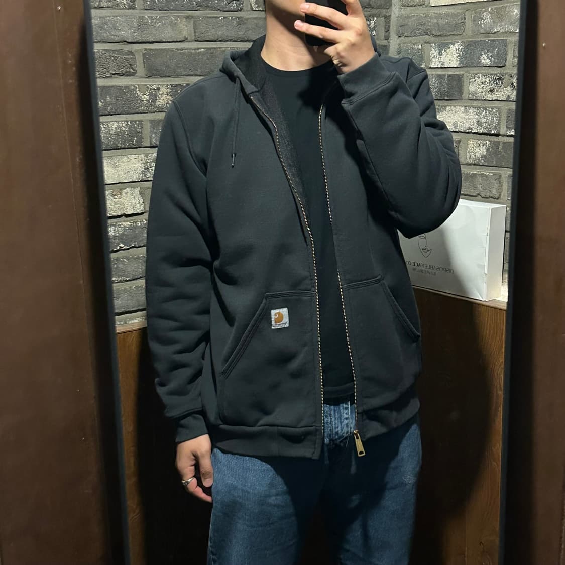 M) 칼하트 레인디펜더 워크웨어 써멀 후드집업 W38 상품이미지8