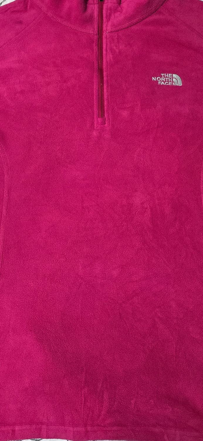 노스페이스 핑크 하프집업 플리스 L/G 상품이미지5