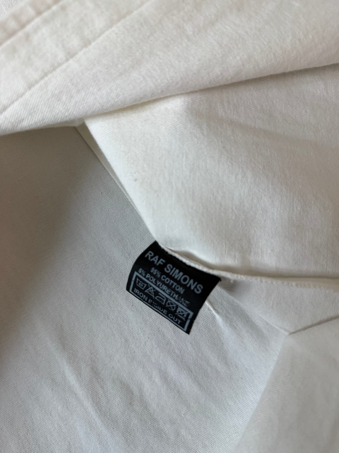 라프시몬스 15ss 로고 레더패치 원포켓 셔츠 상품이미지6