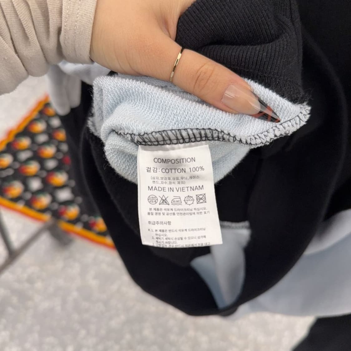 트래블 워크샵 유니폼 콤비네이션 키치 유니크 후드티 L C08379 상품이미지6