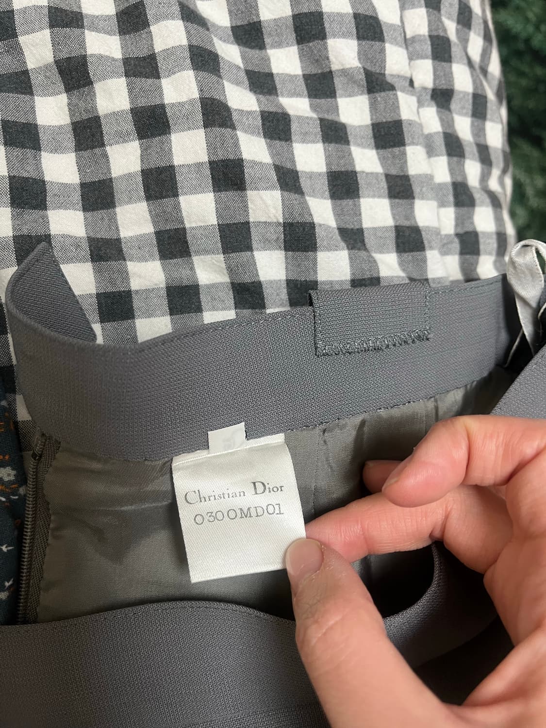 크리스찬 디올 Dior 그레이 자켓&스커트 셋업 상품이미지9