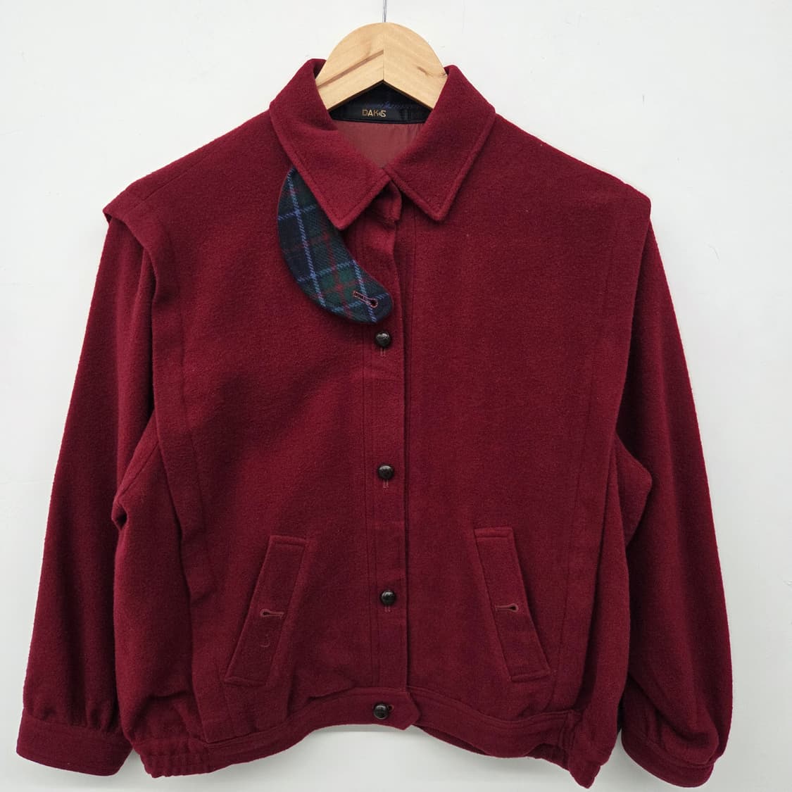 닥스 버건디 울 자켓 여s 상품이미지2