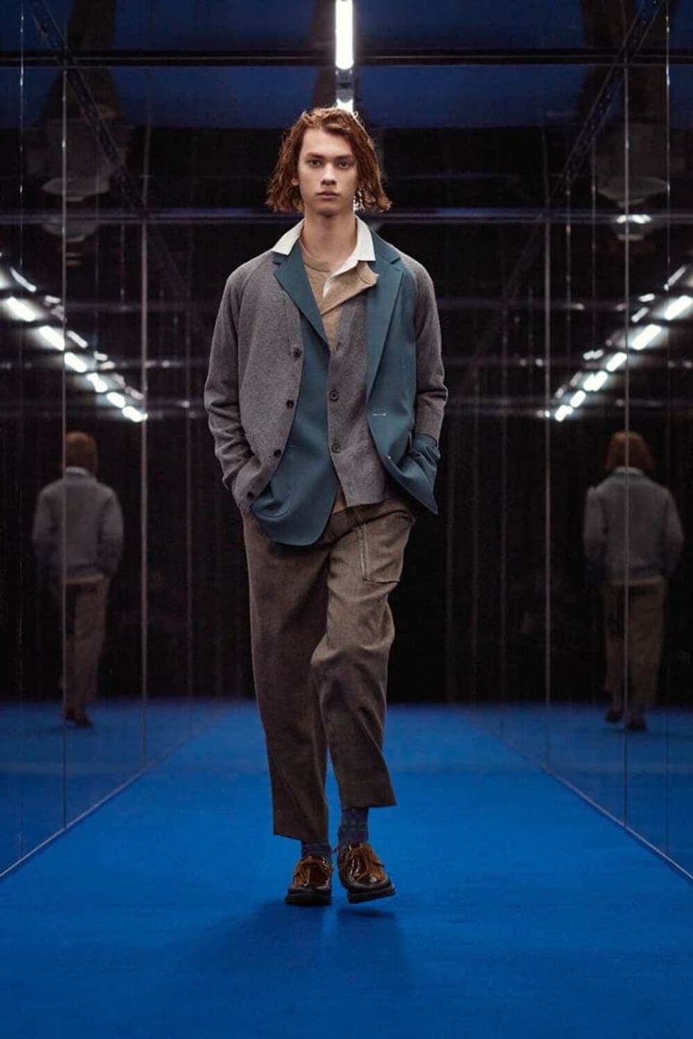 kolor 22fw 체크팬츠 상품이미지1