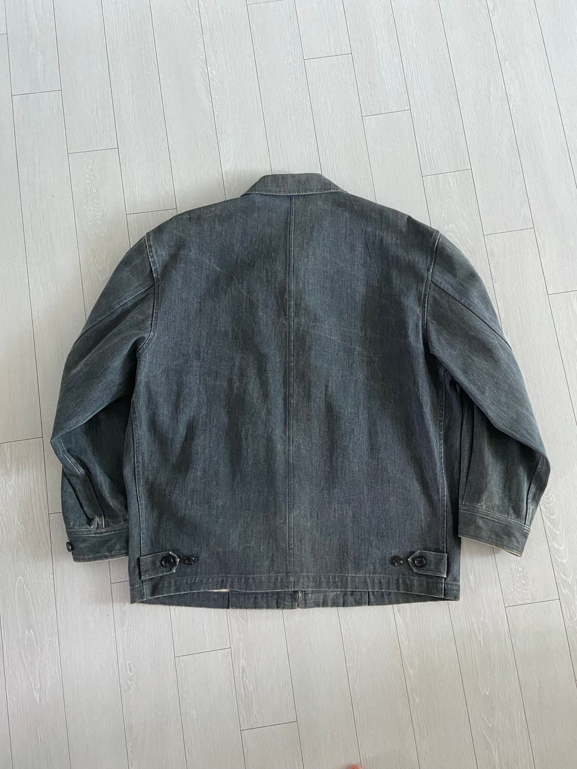[M] AD 1992 꼼데가르송 옴므 아카이브 데님 커버 자켓 상품이미지2