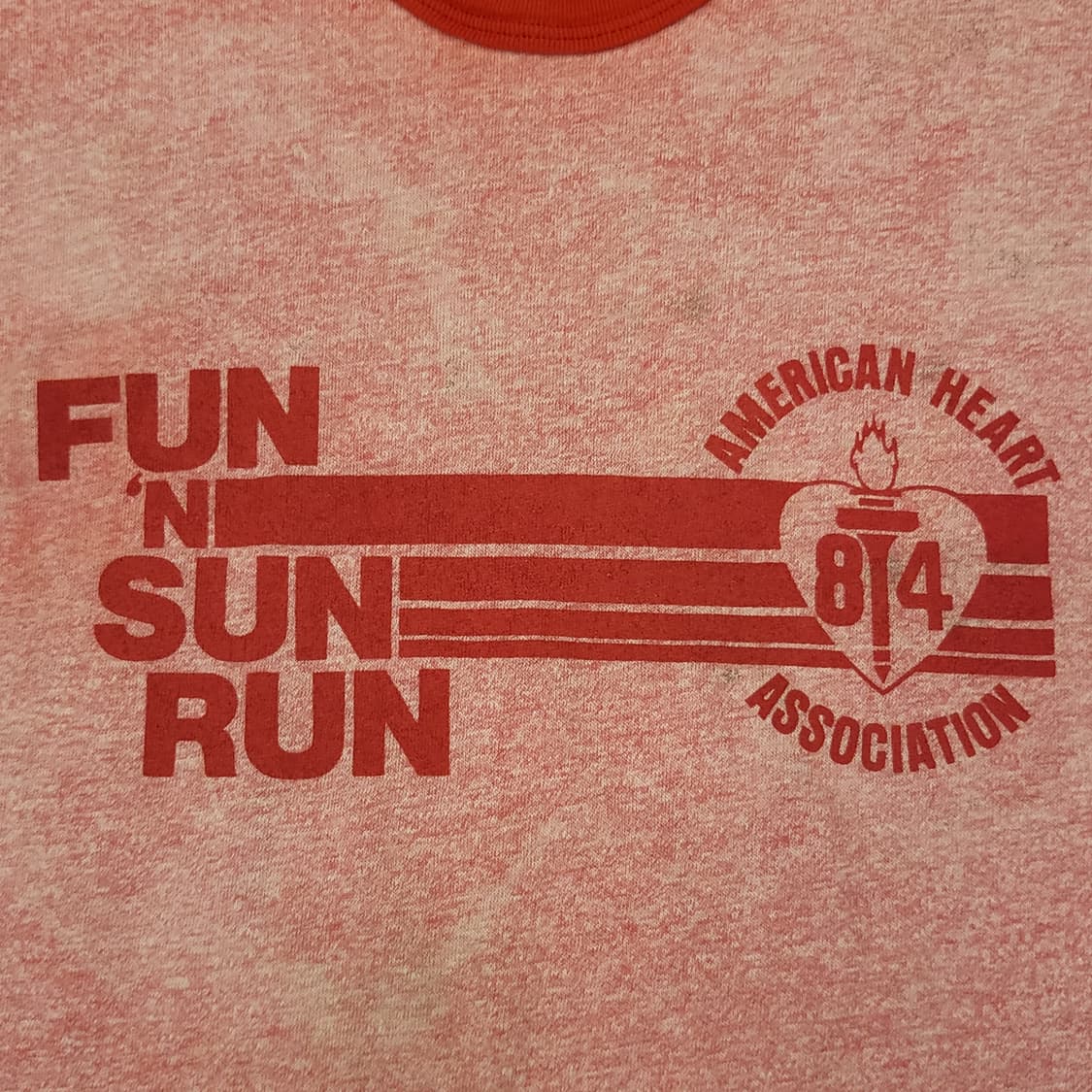 80s Made in USA 싱글스티치 링거티 반팔 티셔츠 상품이미지3