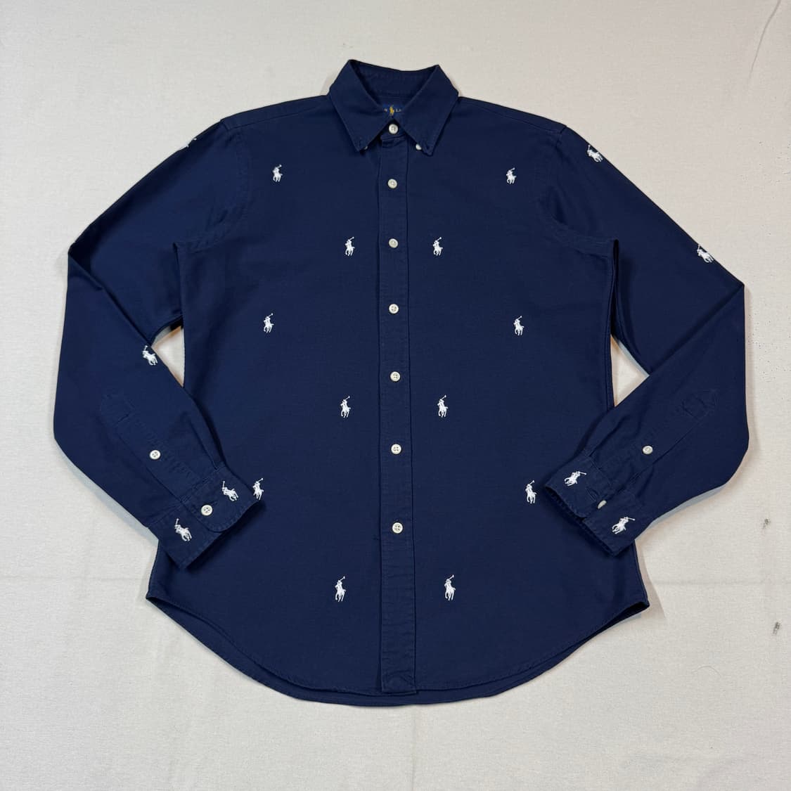 S) 폴로 랄프로렌 클래식핏 멀티포니 옥스포드 네이비 셔츠 상품이미지1