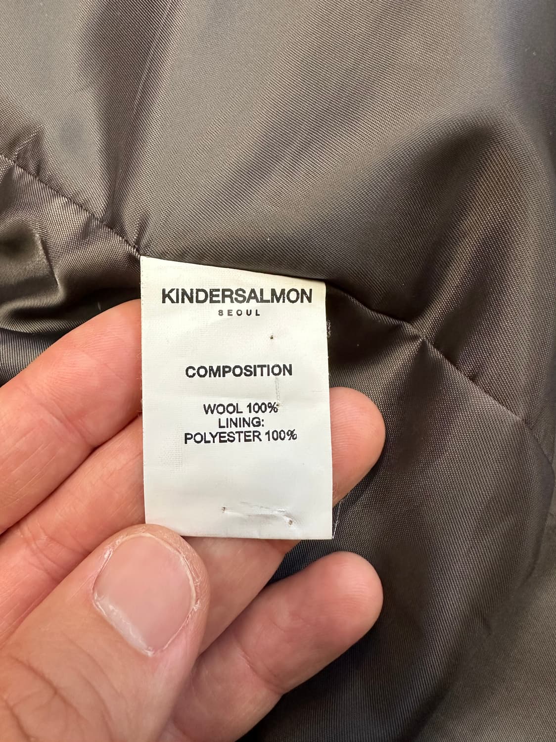 킨더살몬 해리스트위드 트위드 자켓 M 상품이미지5