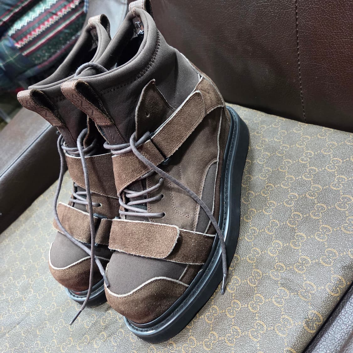 미하라야스히로 스웨이드 부츠 상품이미지1