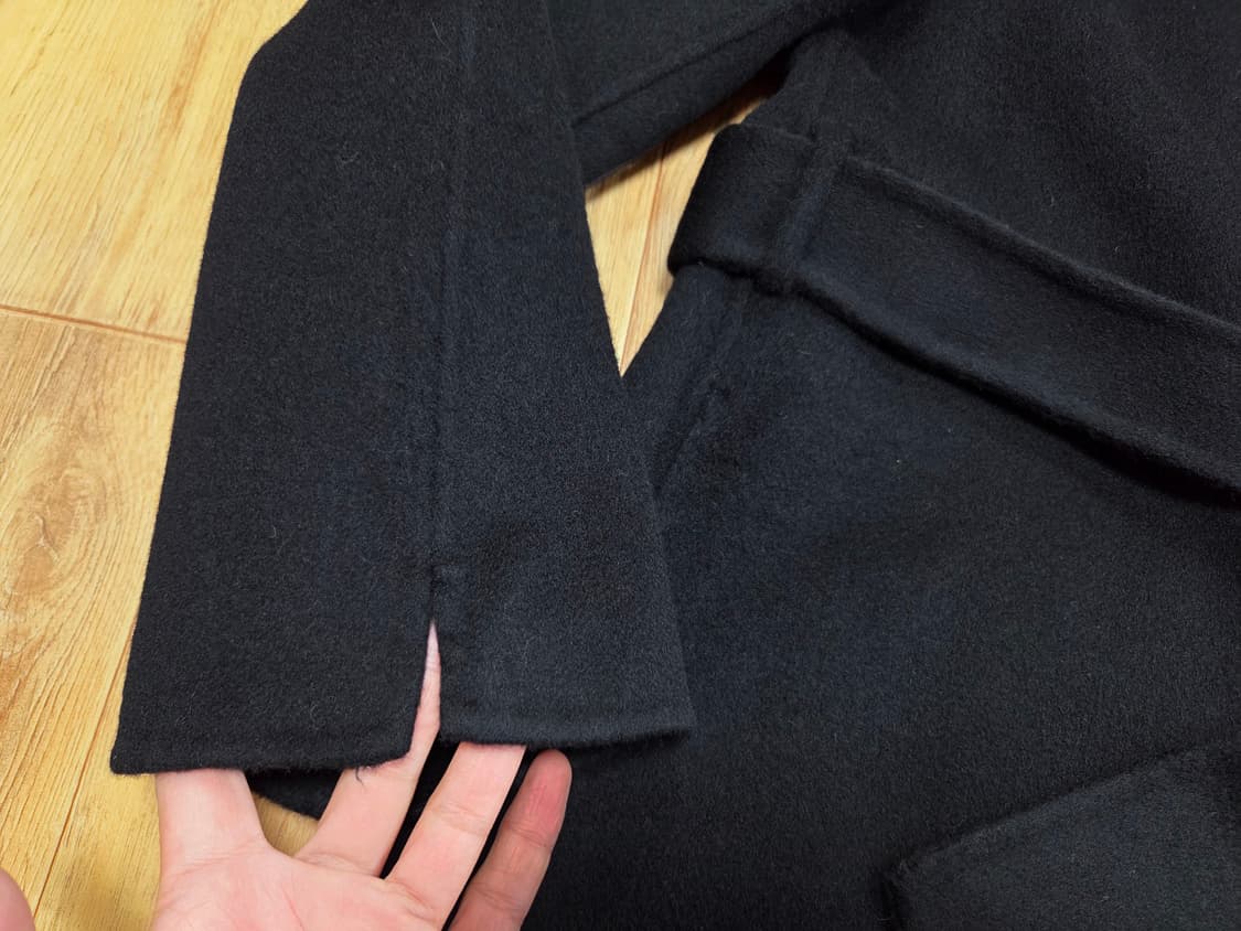 시예(siye) 시예샵 샵시예 블랙 시티 캐시미어 핸드메이드 코트 새상품 상품이미지8