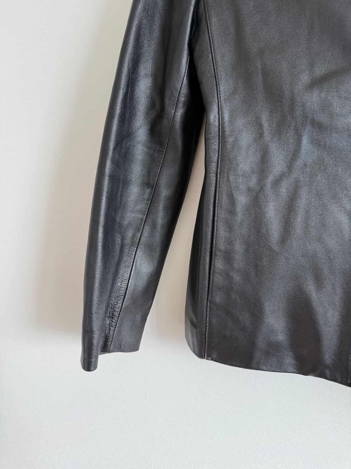 Pre owned 램스킨 레더자켓 상품이미지4