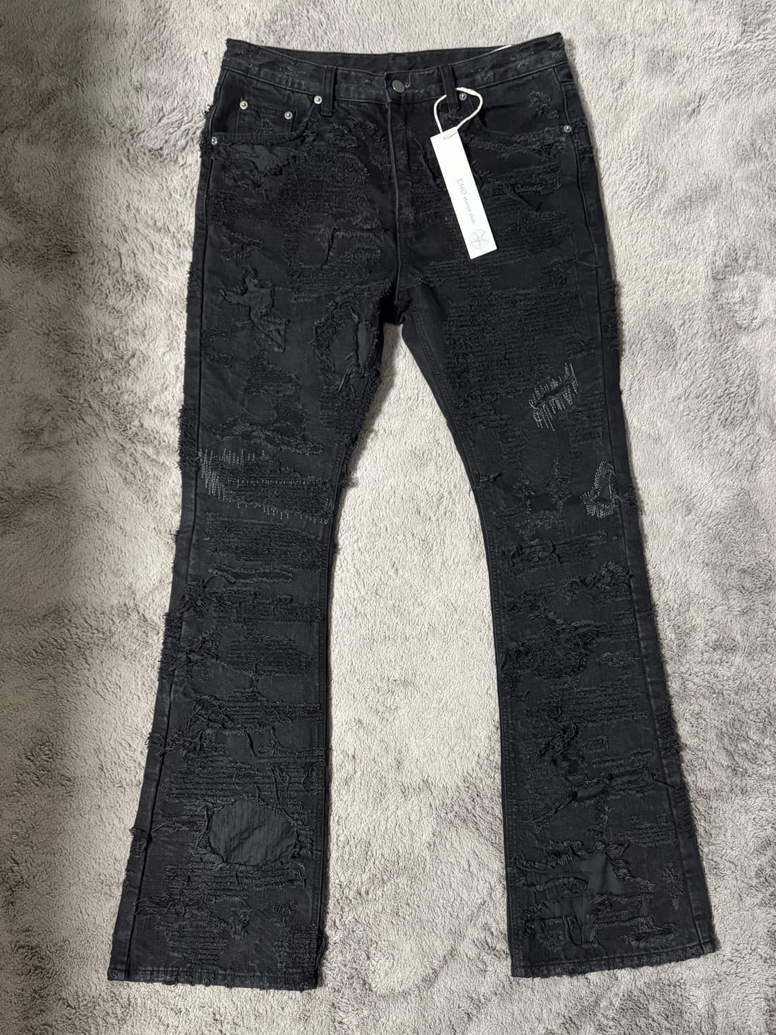 에모스탠스클럽 보로진 블랙 1사이즈 상품이미지1