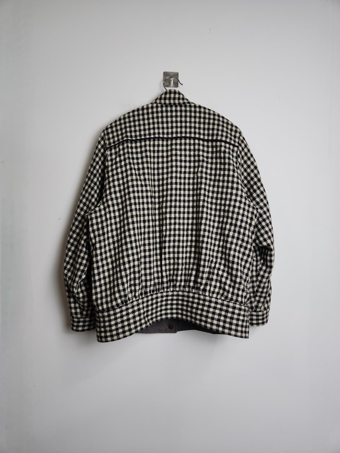 깅엄 체크 점퍼 자켓 상품이미지8