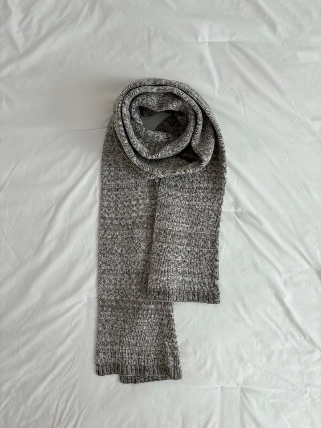 nordic pattern muffler 노르딕 패턴 목도리 상품이미지1