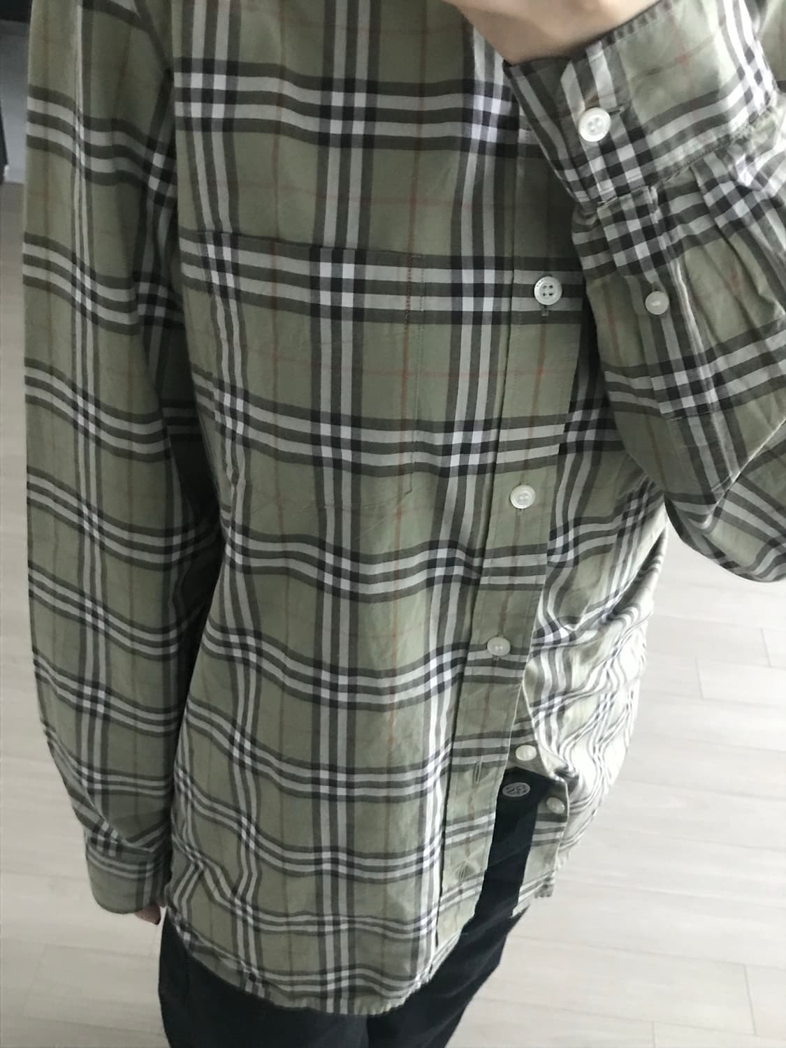 버버리 노바 체크 셔츠 상품이미지3