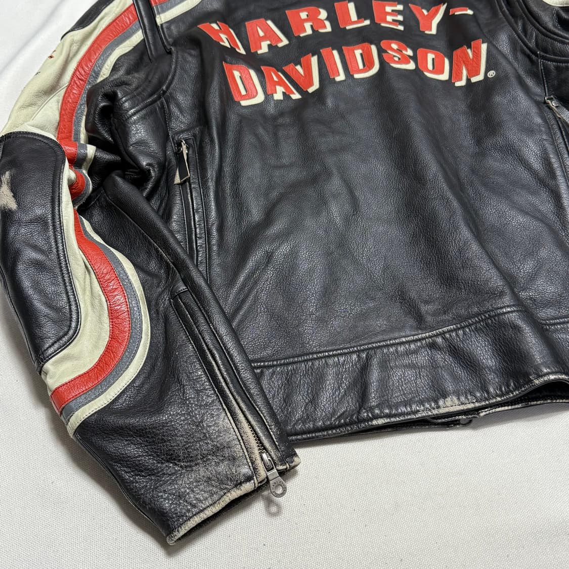 할리데이비슨 라이더 모타사이클 가죽 자켓 상품이미지7