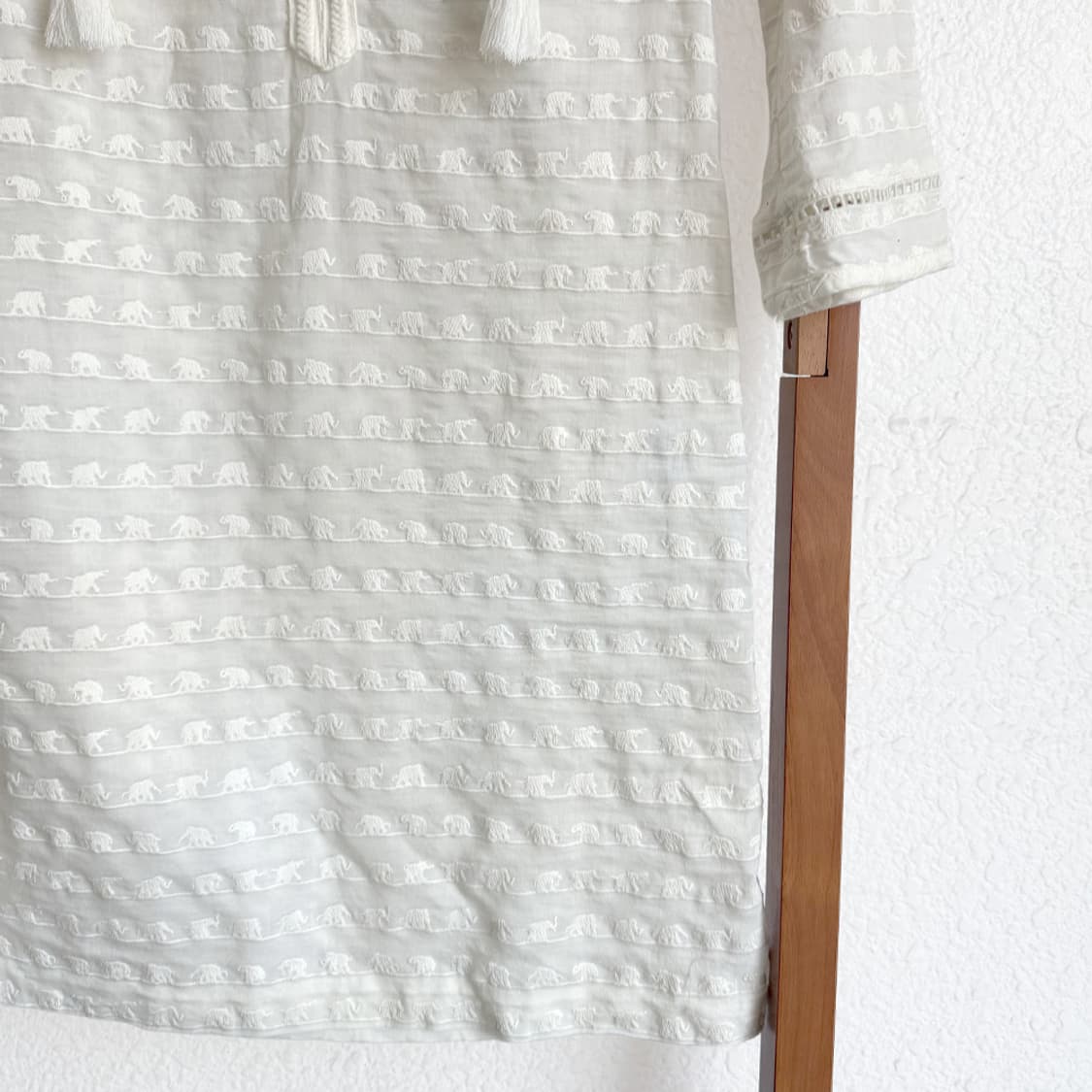 [TORY BURCH] 아이보리 엘리펀트 자수 튜닉 원피스 상품이미지3