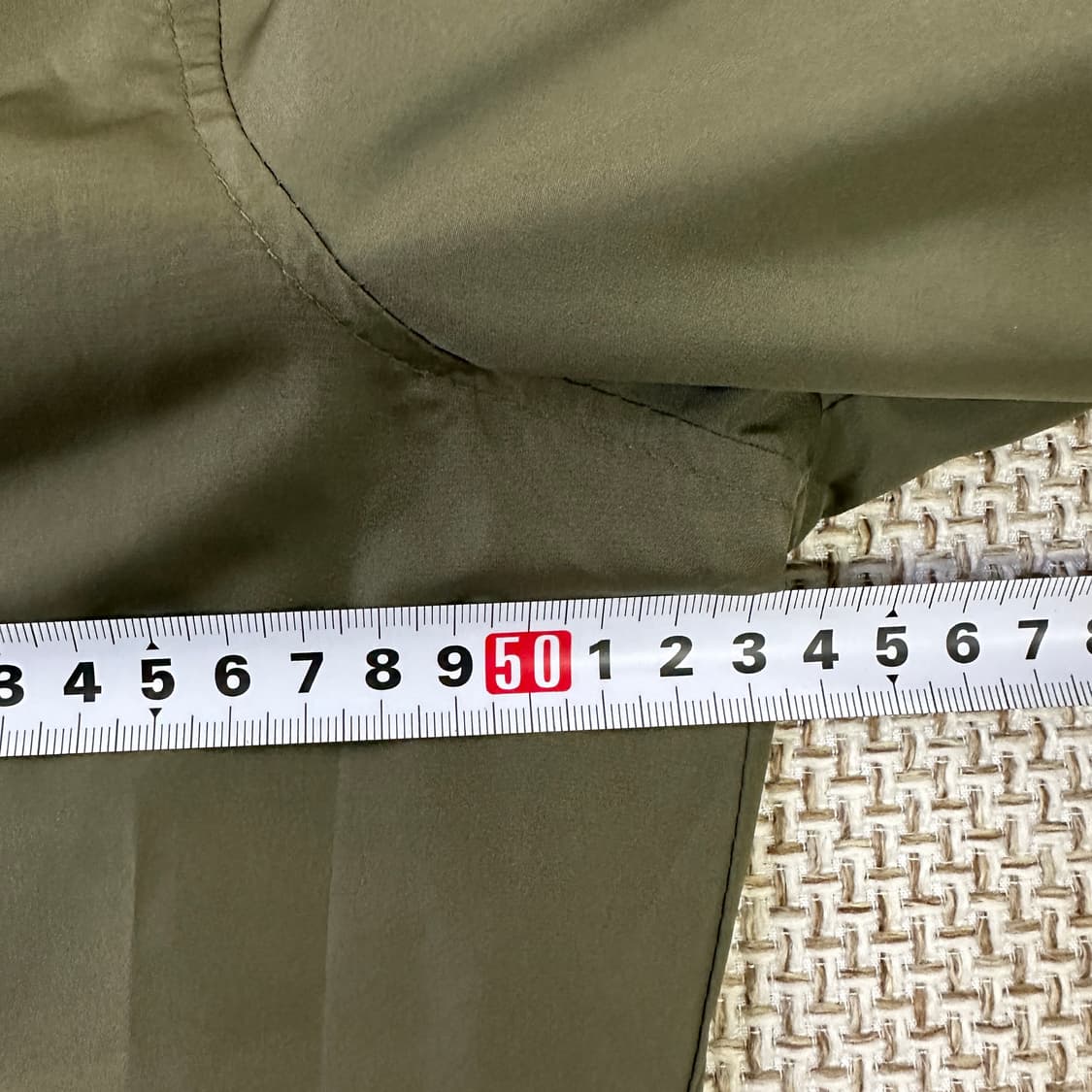 180/96A 자라맨 카키 항공점퍼 0331D 상품이미지5