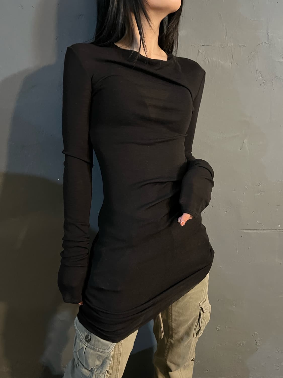 Helmut lang 언발란스 원피스 상품이미지3