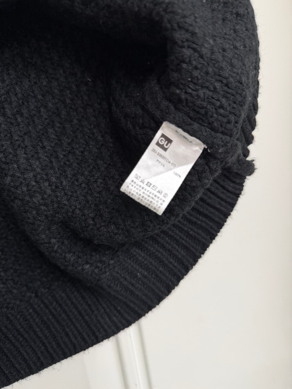 일본빈티지 블랙 니트 베스트 상품이미지7