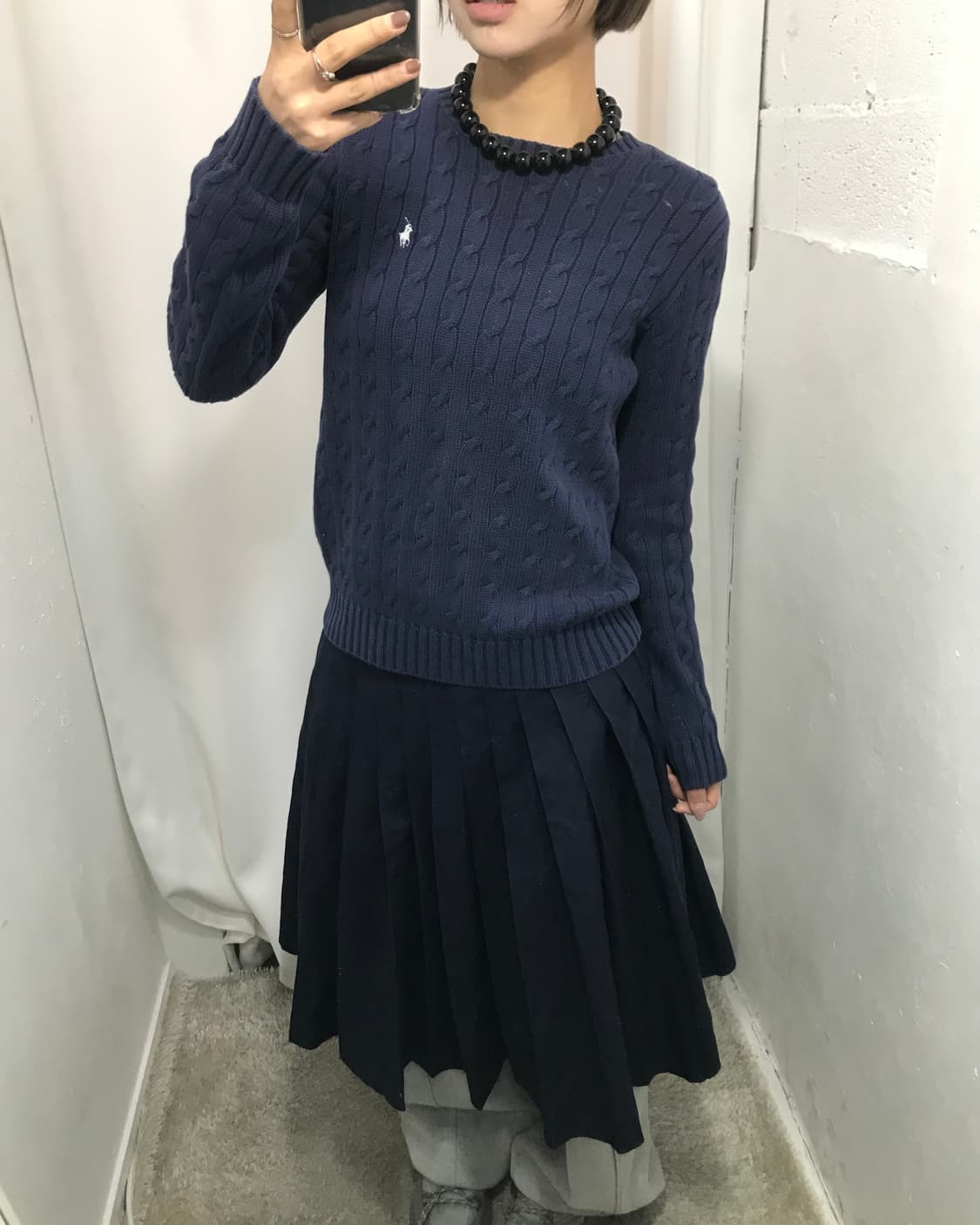 🐧폴로 랄프로렌 네이비 꽈배기 니트 🐧 상품이미지3