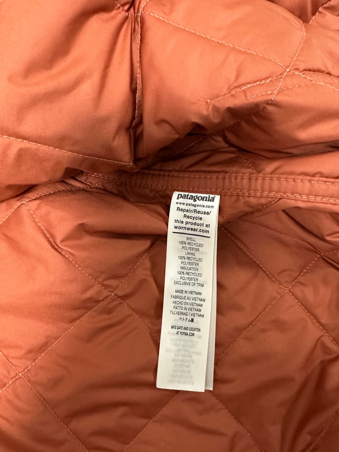 파타고니아 다이아몬드 퀄팅 자켓 팝니다! 상품이미지3