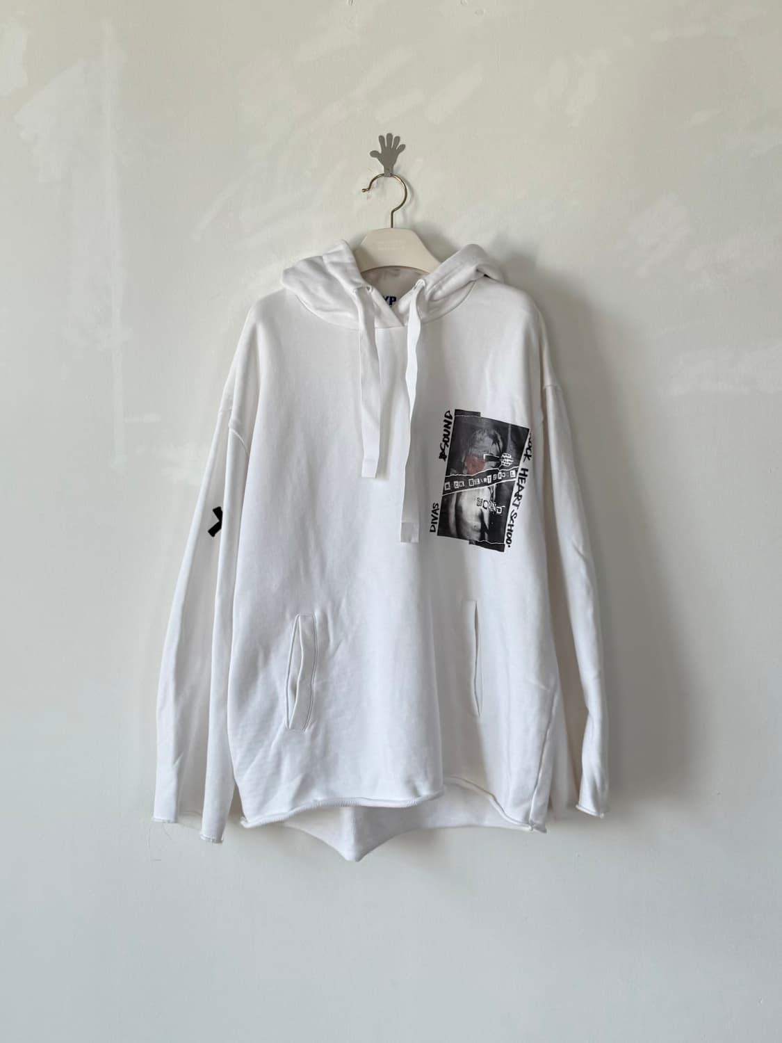 SJYP 오버핏 프린트 후드티 M / 남녀모두착용 상품이미지1