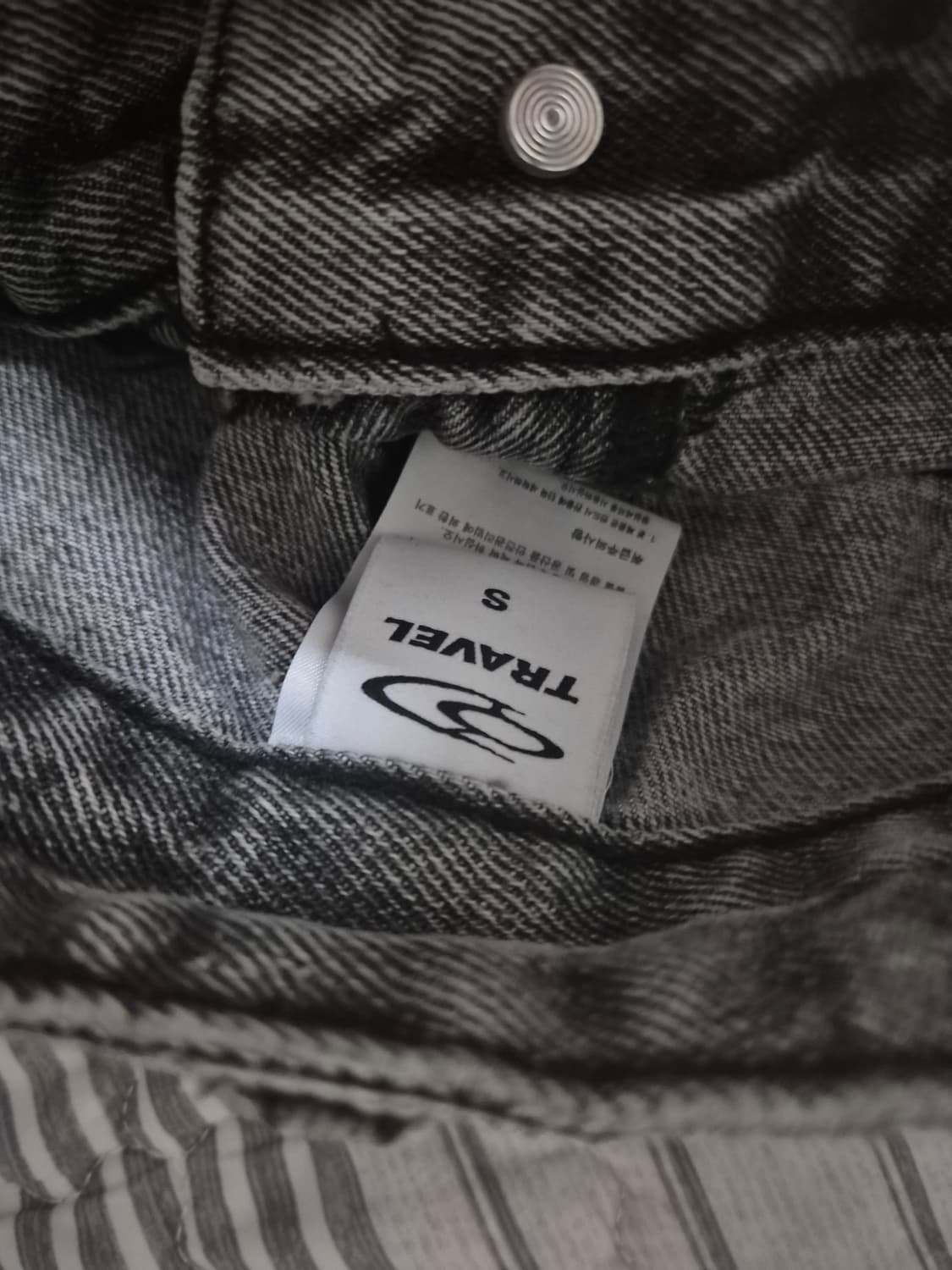 트래블 오픈 지퍼 워싱 데님 팬츠 더티 화이트 상품이미지5