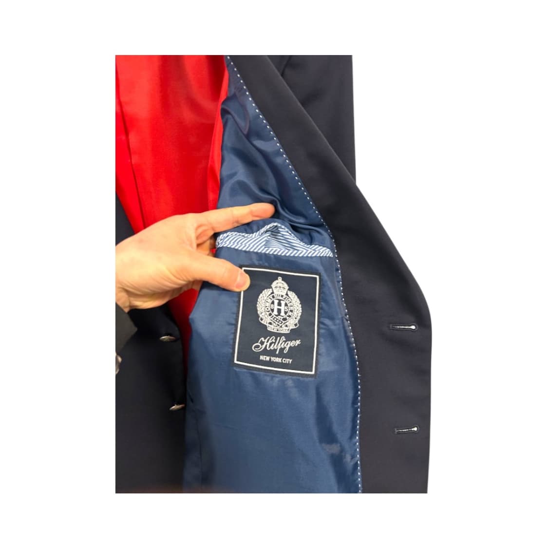 (L) 타미힐피거 프레피 메탈버튼 클래식 싱글 투버튼 블레이저 OB-00 상품이미지4