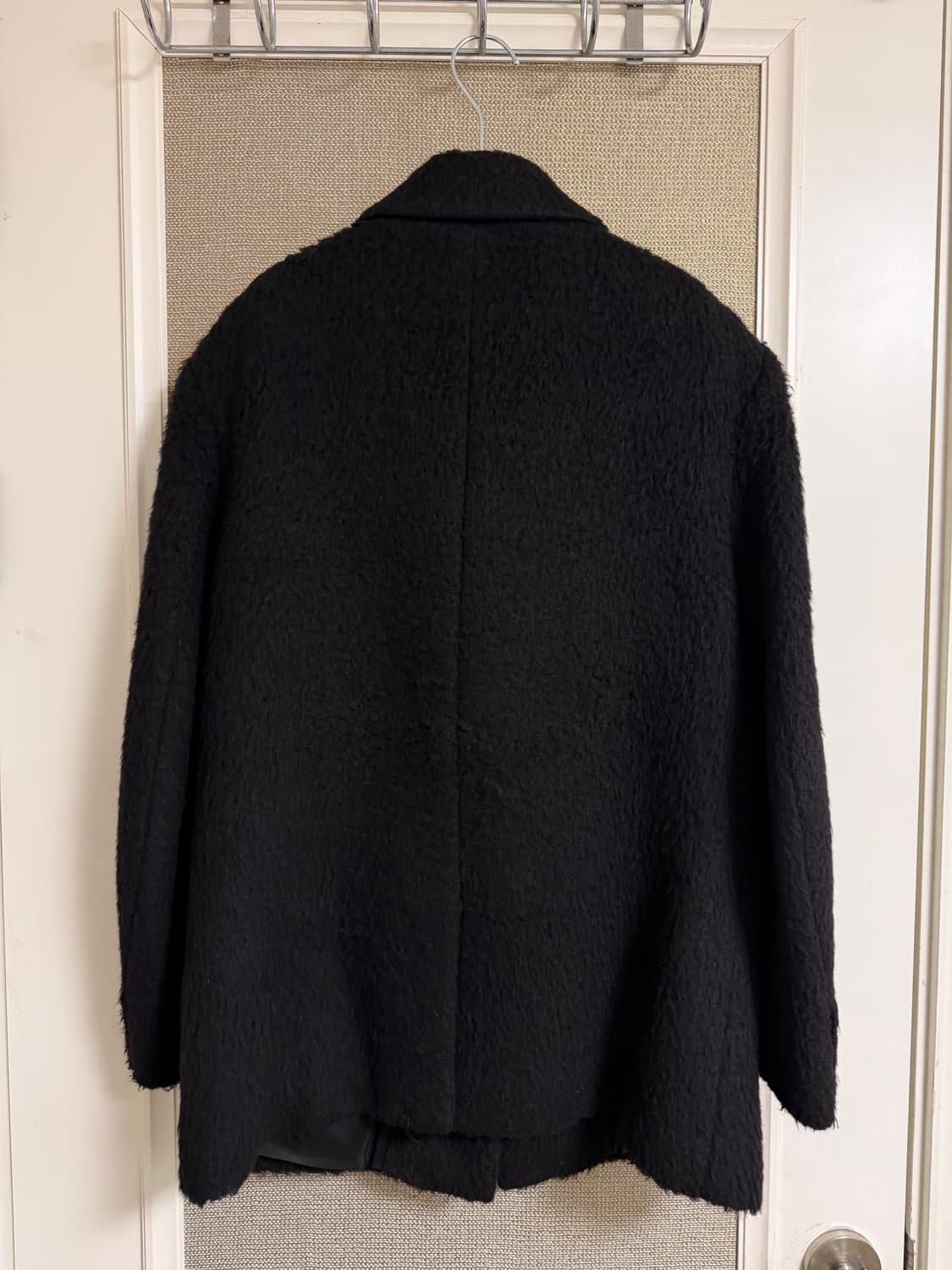 아모멘토 헤어리 자켓 블랙 상품이미지2