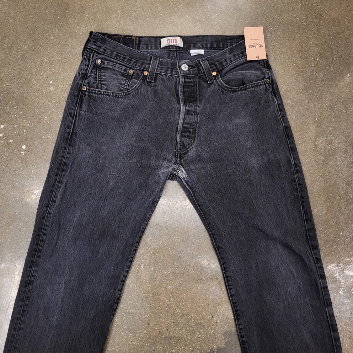 Levi's 오리지널 리바이스 501 블랙진 상품이미지2
