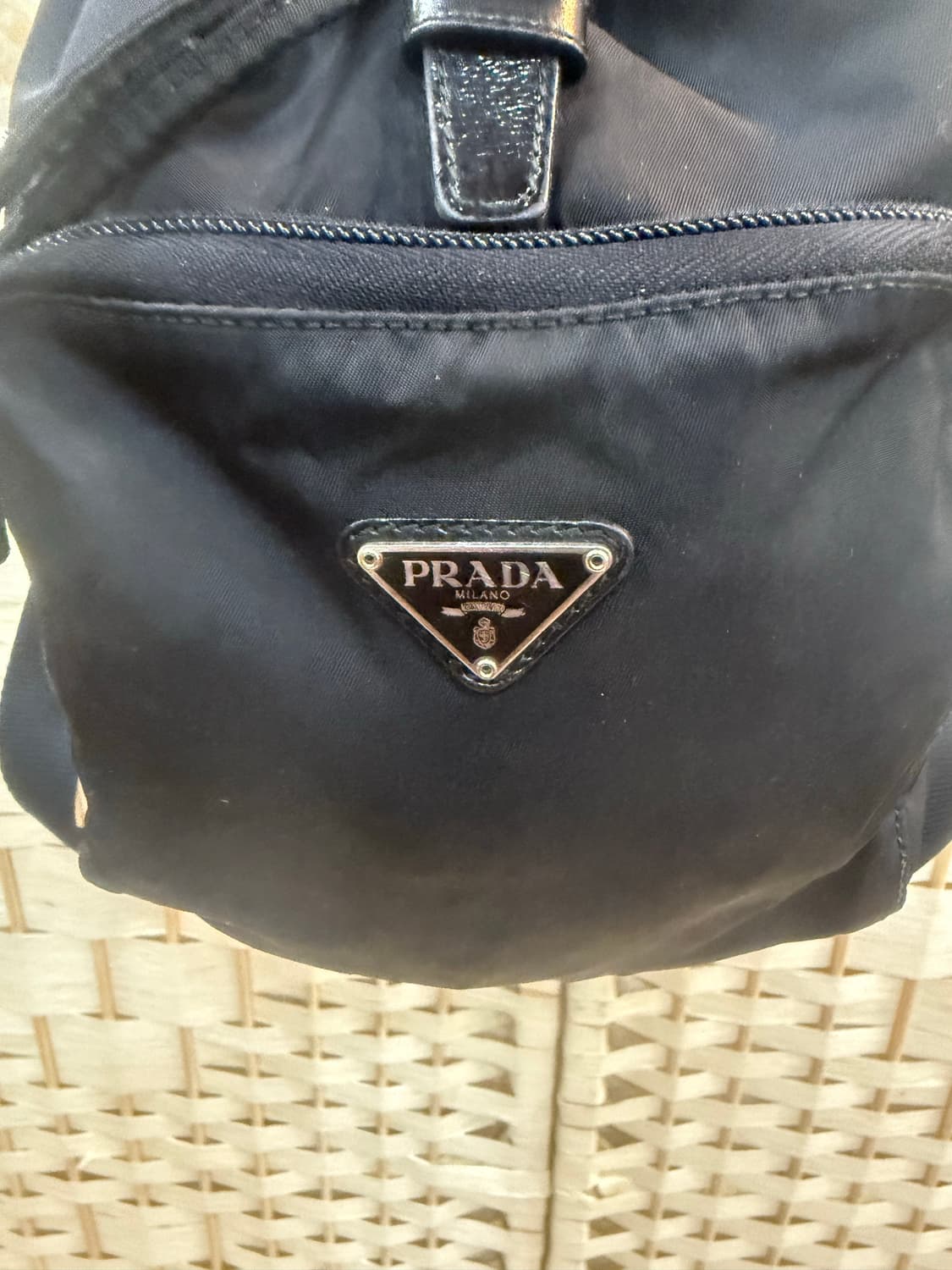 정품 프라다 나일론 원포켓 백팩 팝니다 상품이미지2