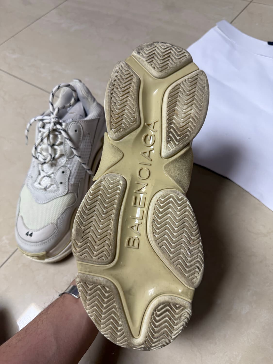 발렌시아가 트리플s 44 화이트 상품이미지3