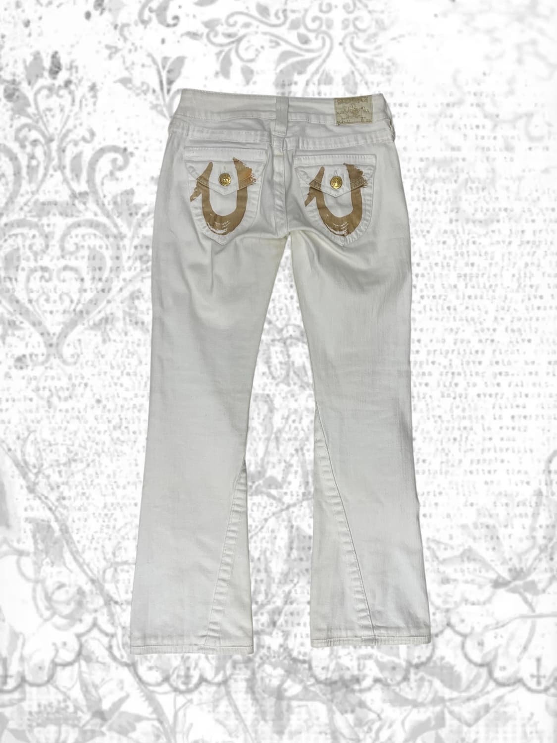 'True Religion' gold printing denim pant 상품이미지5