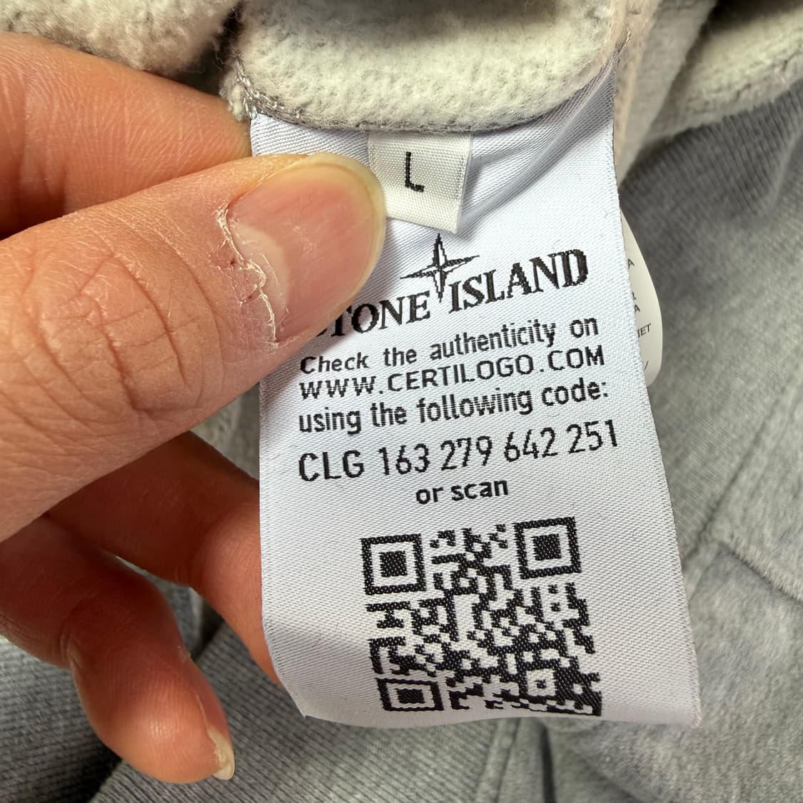 L 스톤아일랜드 맨투맨 0310T 상품이미지5