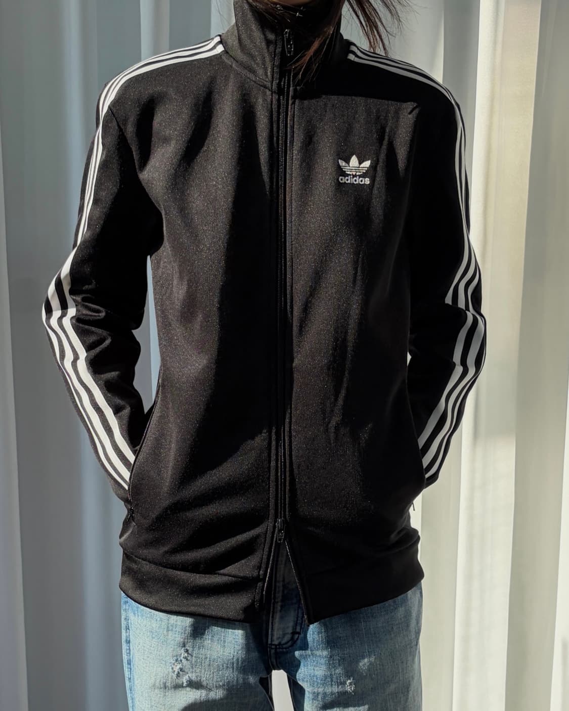 [S]아디다스 베켄바우어 블랙 트랙탑 져지 상품이미지3