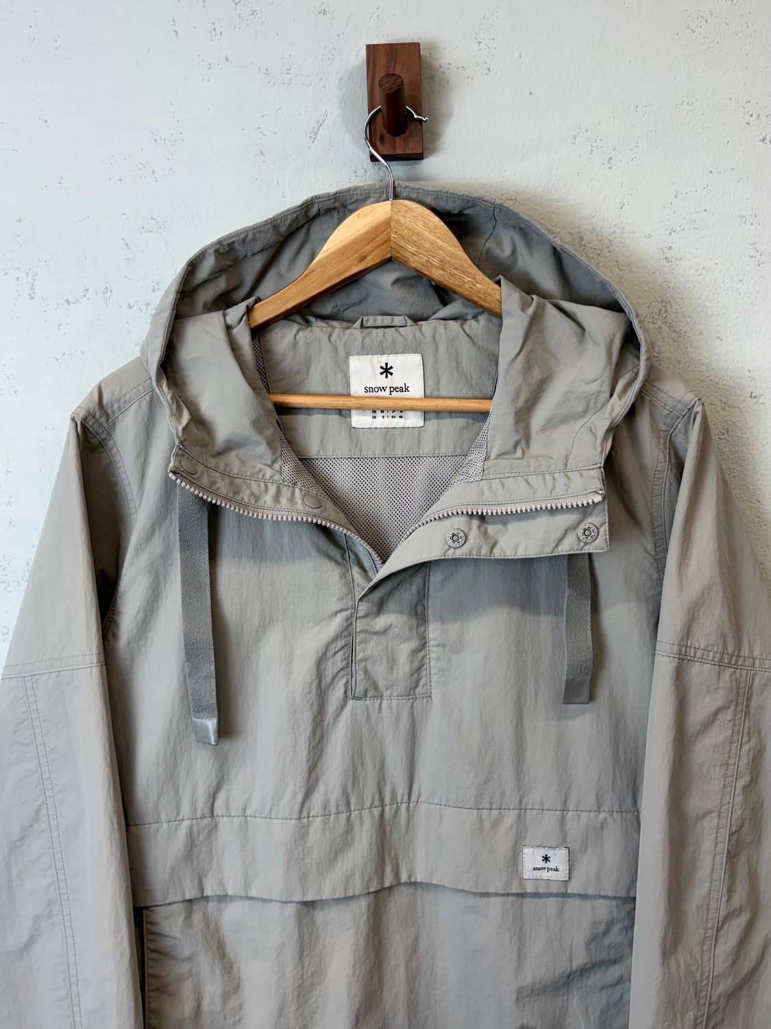 스노우피크 캠플 아노락 반집업 바람막이 상품이미지2