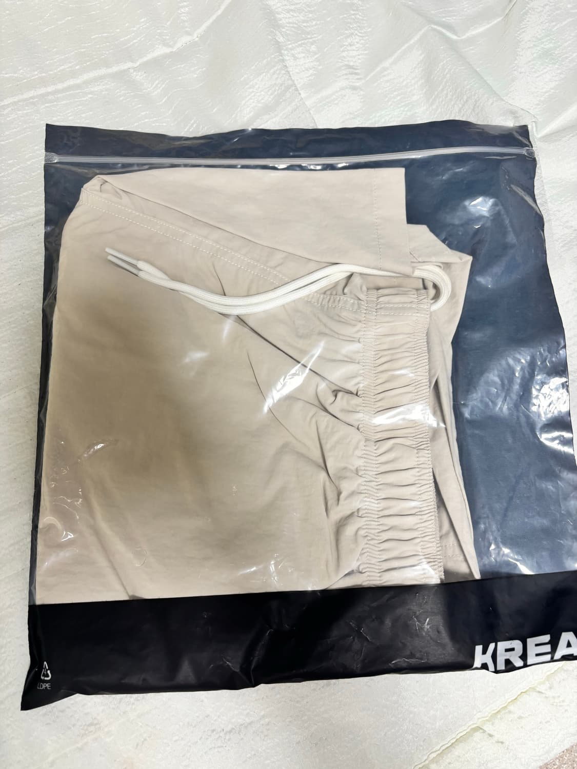 [M]스투시x아워레가시 워터쇼츠 베이지 상품이미지4