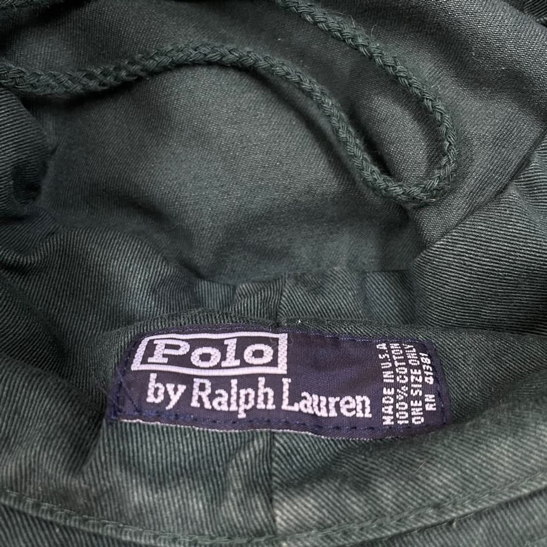 폴로 90'S USA 버킷햇 모자 카키그린 상품이미지5