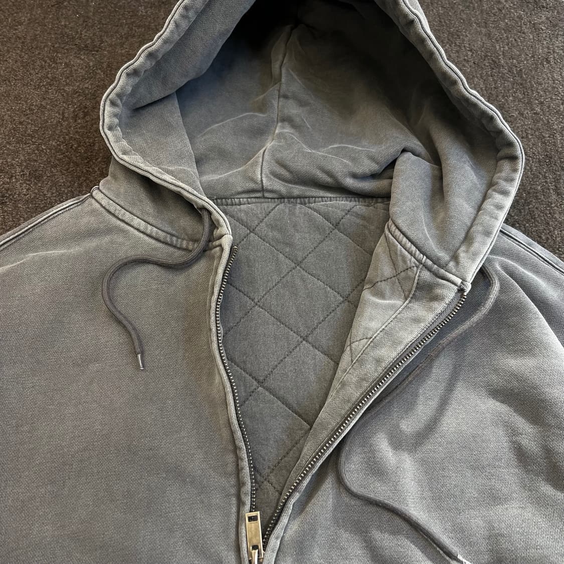 BLACKUP 워싱 후드 집업 상품이미지3