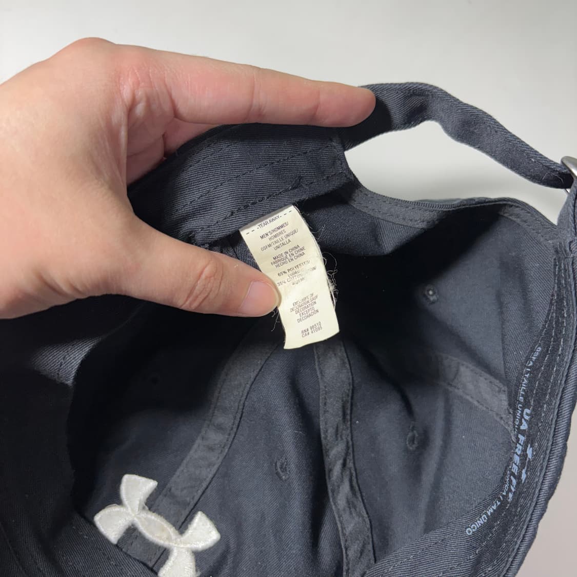 OS 언더아머 블랙 볼캡 상품이미지4