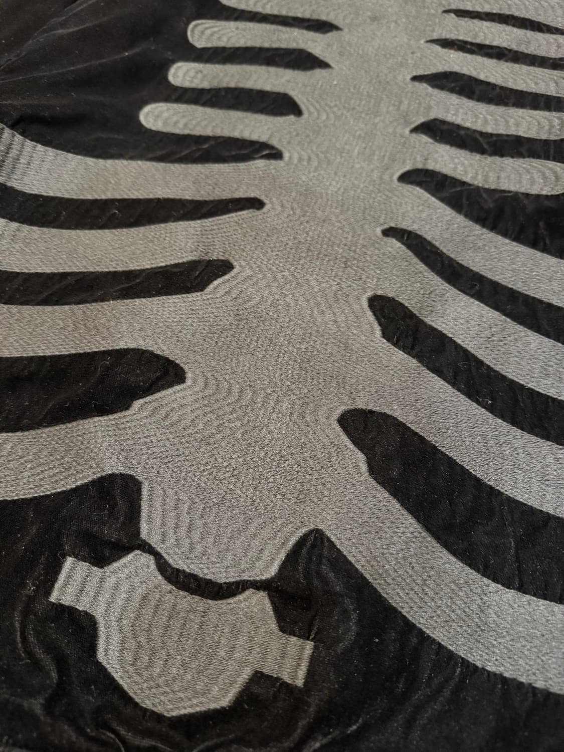 [XL] 밴슨 레더 벨로아 스켈레톤 블루종 자켓 (50주년 기념) 상품이미지8