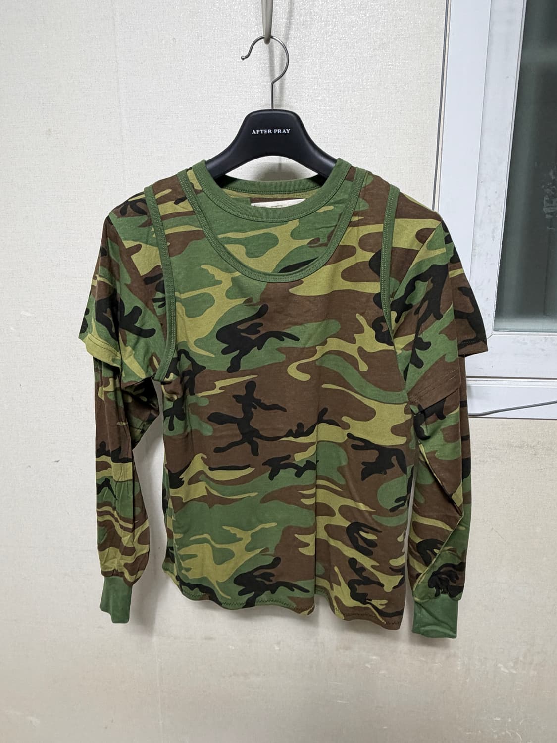 at is at 트리플 레이어드 티셔츠 (카모) 상품이미지4
