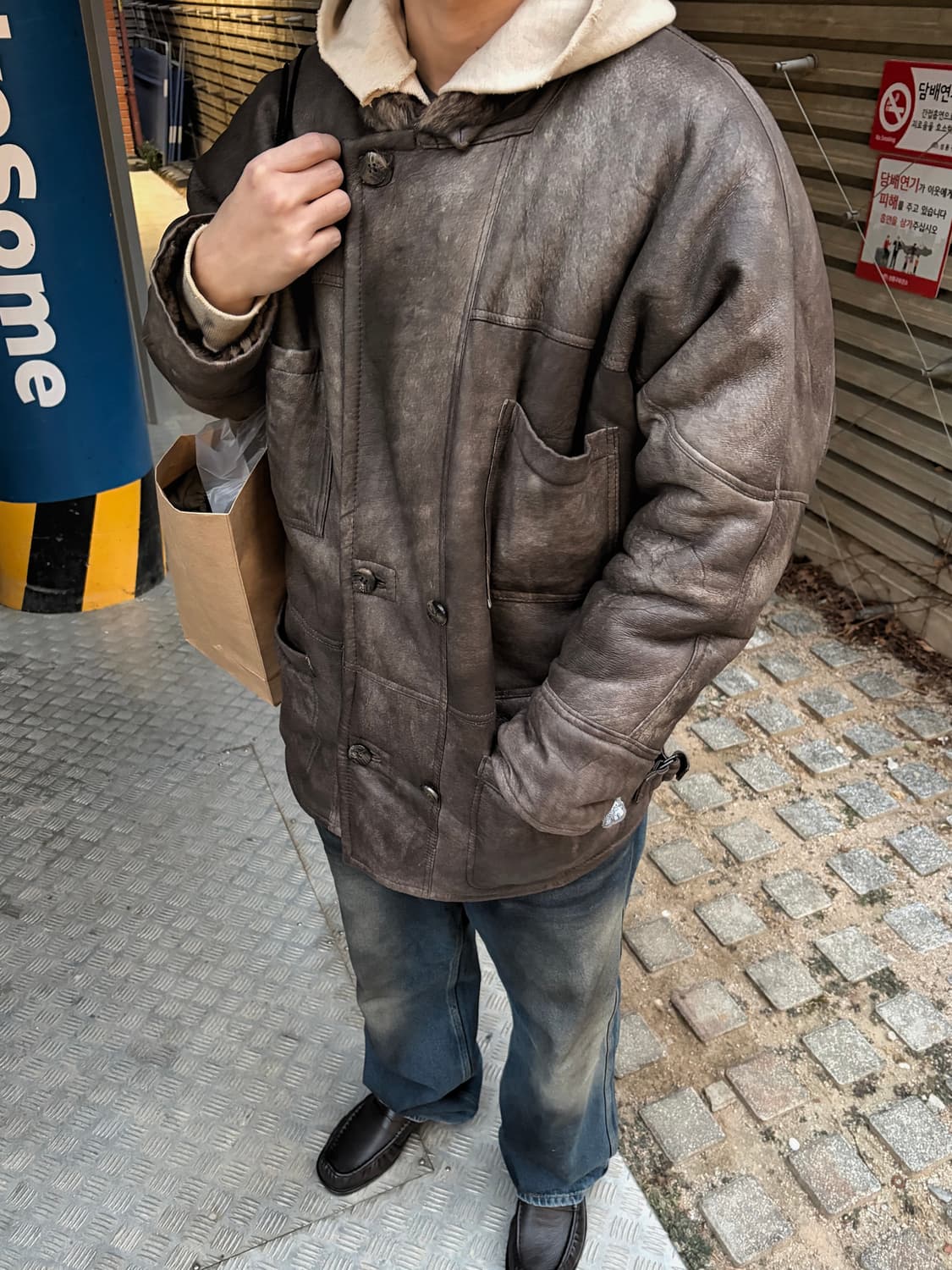 자라 리미티드 소가죽 로퍼 (42) 더로우 맛 상품이미지6