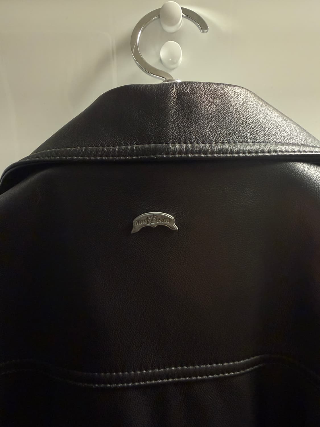 누드본즈 트러커 가죽자켓 XL 상품이미지5