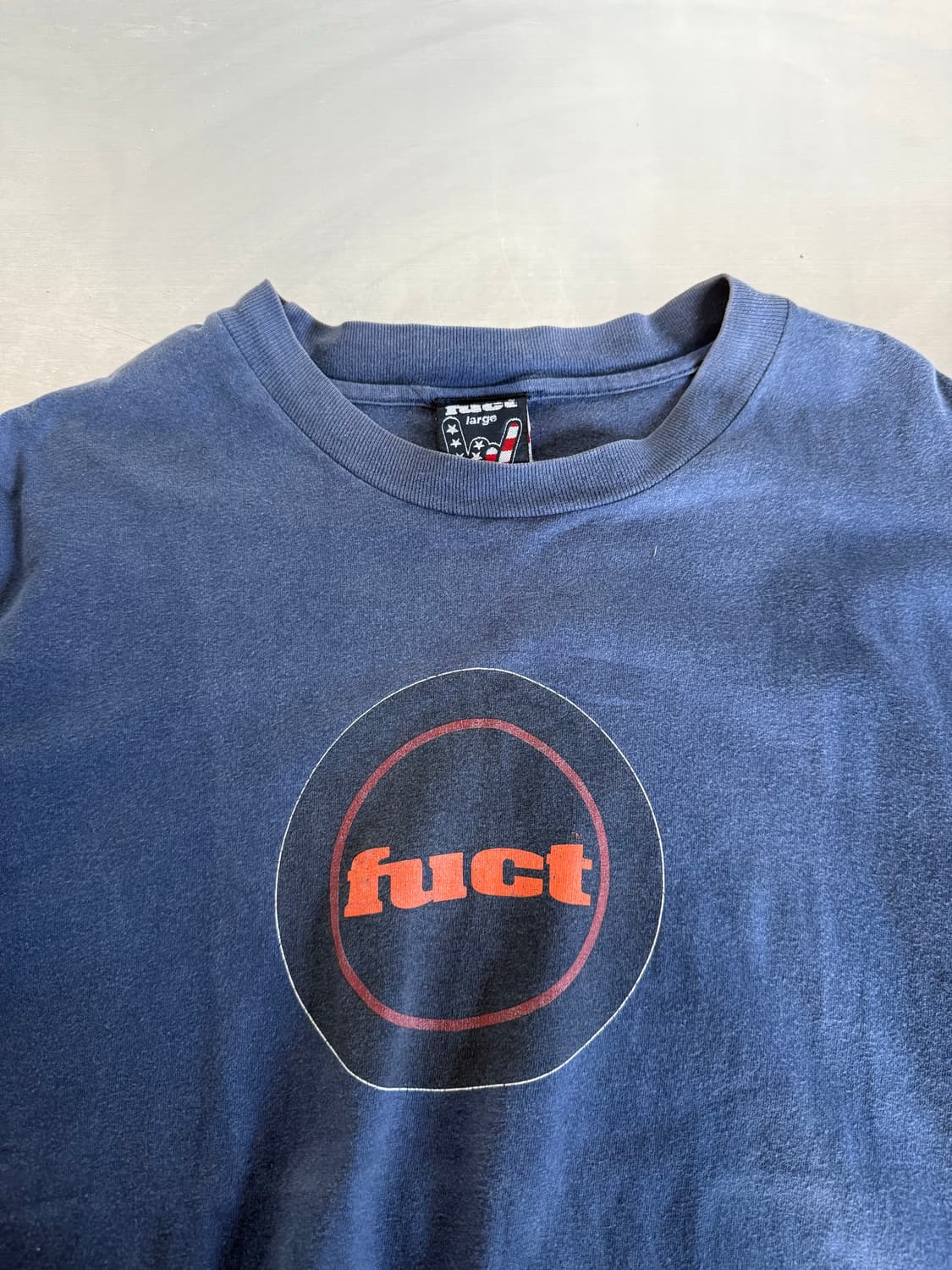 90s Fuct x Champion 써클 로고 티셔츠 상품이미지4