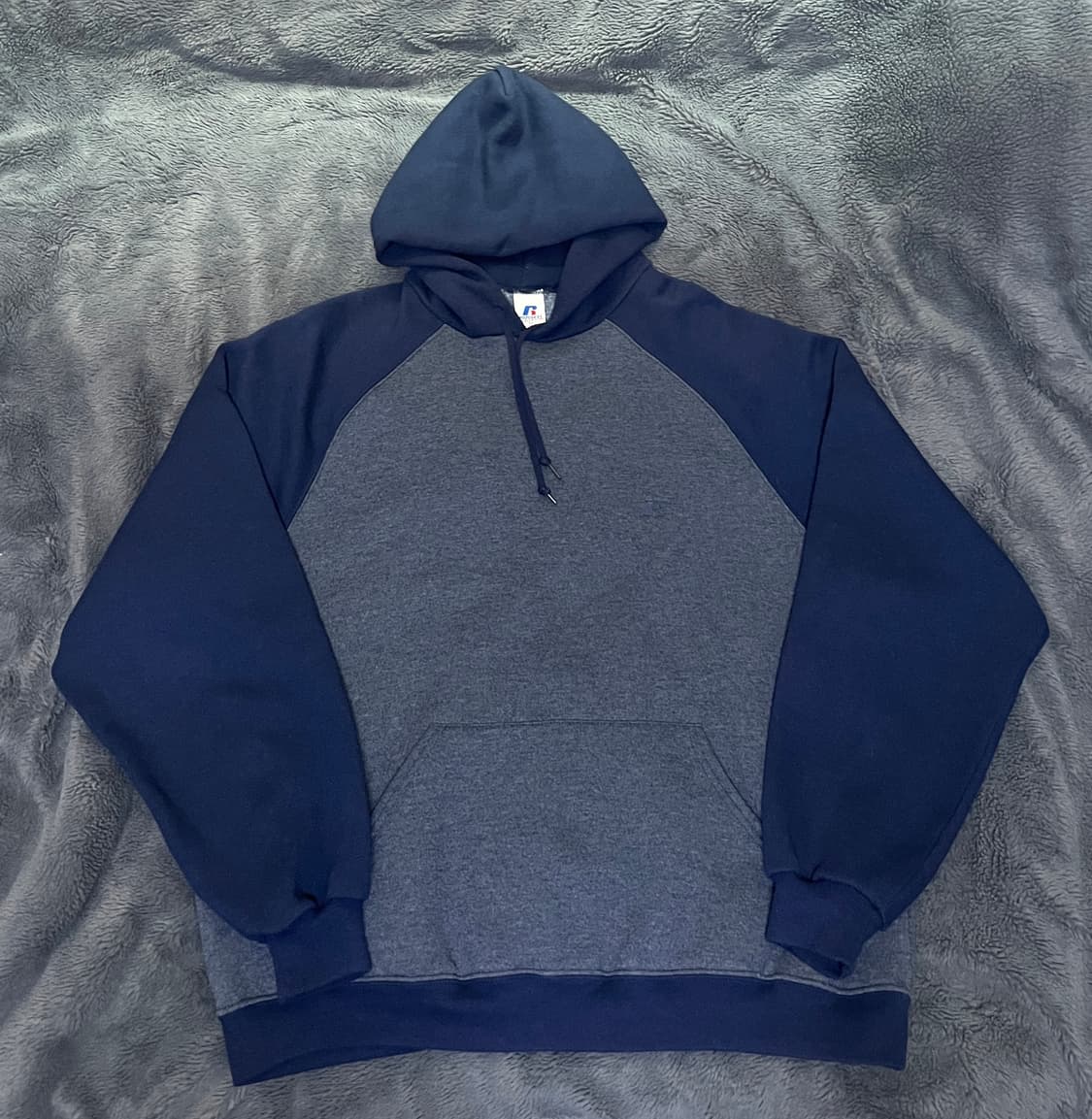 XL) 00s Russell Athletic Raglan Hoodie 상품이미지1