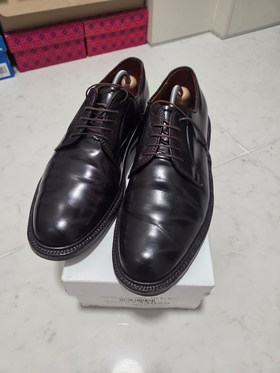 알든 990 버건디 코도반 10.5E  상품이미지1