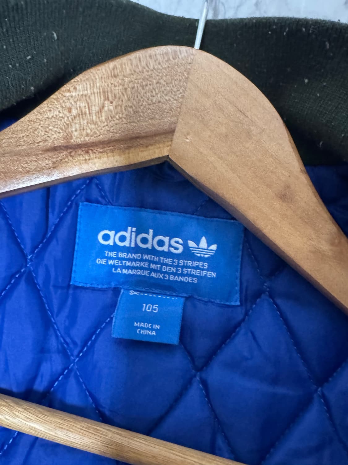 아디다스 카키 MA-1 항공 점퍼 자켓 바람막이 상품이미지8