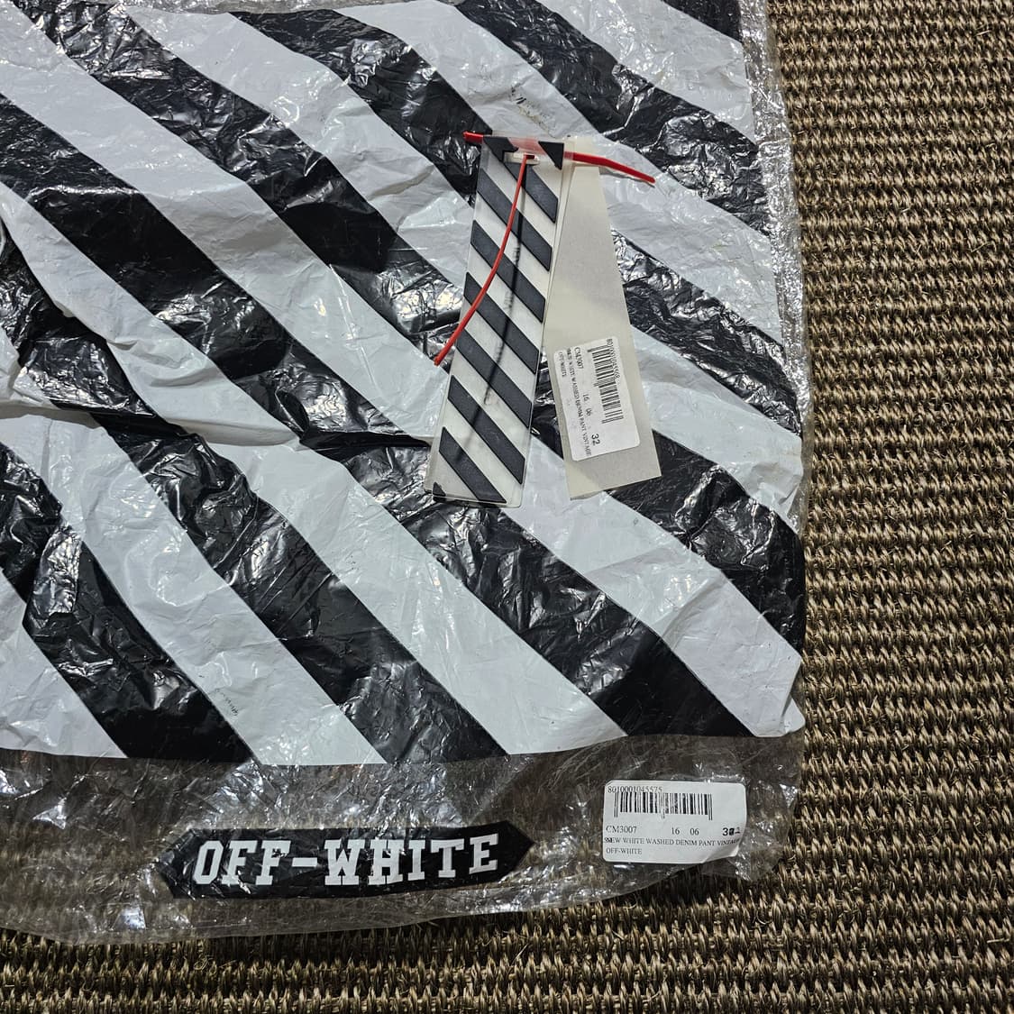 Off white 워싱 데님 팬츠 32 상품이미지10